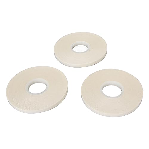 BONKZEBU 1/4 Zoll Wasserlösliches Doppelseitiges Klebeband, 3 Brötchen 16 Yard Pro Waschen Sie das Klebeband ab und Waschen von BONKZEBU