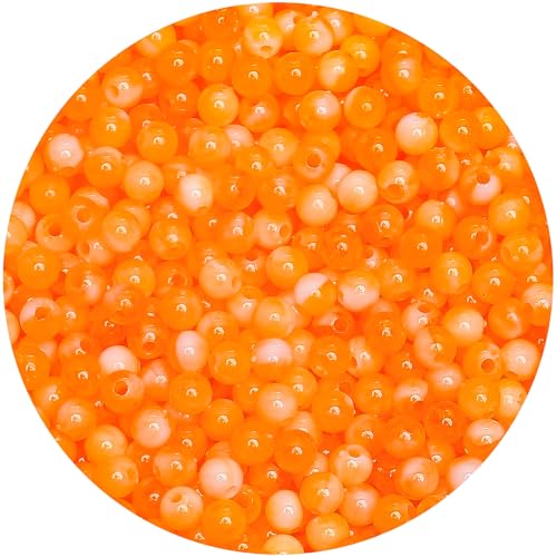 Runde Jadeperlen, 6 mm, glatte Acryl-Kugeln, Kunststoffharz, Kaugummi, klobige Perlen für Halsketten- und Armbandherstellung, Bastelbedarf, 6 mm, 1000 Stück Runde Jadeperlen, 6 mm, glatte Acryl-Kugeln, Kunststoffharz, Kaugummi, klobige Perlen für Halsketten- und Armbandherstellung, Bastelbedarf, 6 mm, 1000 Stück von BONNY BOXX