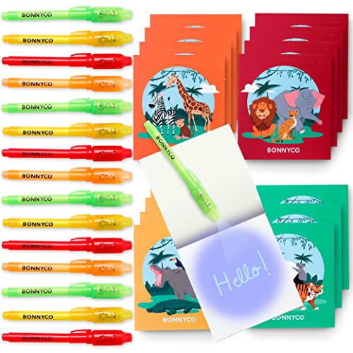 BONNYCO UV Stift und Notizbuch, 16 Stück Dschungel Mitgebsel Kindergeburtstag Junge & Mädchen | Kindergeburtstag Gastgeschenke, Adventskalender & Kleine Geschenke Kinder - Safari Geburtstag Deko BONNYCO UV Stift und Notizbuch, 16 Stück Dschungel Mitgebsel Kindergeburtstag Junge & Mädchen | Kindergeburtstag Gastgeschenke, Adventskalender & Kleine Geschenke Kinder - Safari Geburtstag Deko von BONNYCO