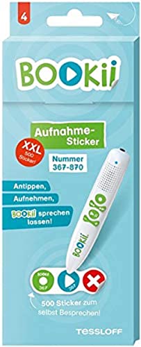 504 BOOKii Aufnahme-Sticker neutral Paket 4, Nr. 367-870 von Tessloff