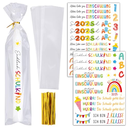 2Blatt Kerzen Tattoos Folie Endlich Schulkind 2025 Kerzenaufkleber Schulanfang Geschenke Kerzensticker mit 50 Kleine Kerzentüten Alles Gute zur Einschulung Bunt Wasserschiebefolie für Kerzen Keramik 2Blatt Kerzen Tattoos Folie Endlich Schulkind 2025 Kerzenaufkleber Schulanfang Geschenke Kerzensticker mit 50 Kleine Kerzentüten Alles Gute zur Einschulung Bunt Wasserschiebefolie für Kerzen Keramik von BOOMTOP