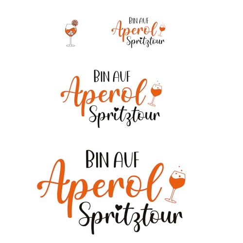 4 Bügelbild zum Aufbügeln Apero Spritz Deko Geschenk Transfer Aufkleber für Kleidung Apero Shirt Orange Selbst Gestalten Bügelfolie für Textilen Tasche Socken Team Apero Aperolliebhaber Geschenkidee 4 Bügelbild zum Aufbügeln Apero Spritz Deko Geschenk Transfer Aufkleber für Kleidung Apero Shirt Orange Selbst Gestalten Bügelfolie für Textilen Tasche Socken Team Apero Aperolliebhaber Geschenkidee von BOOMTOP