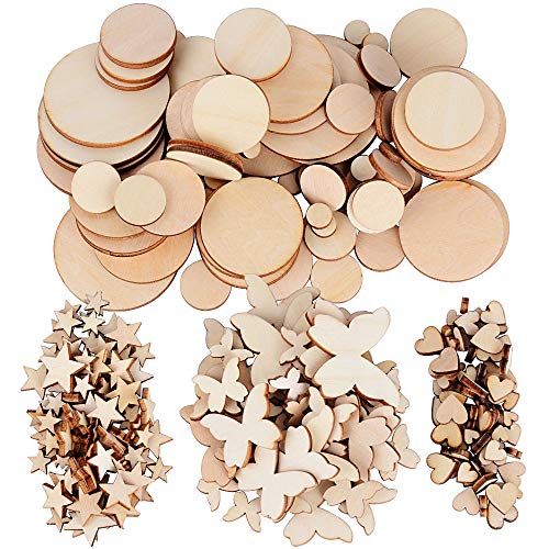 BOOMTOP 200pcs Holz Streudeko Herzen Sterne Weihnachten Holzscheiben Rund Klein Holz Herz Deko Mini Holzsterne Schmetterling zum Basteln Tischdeko Taufe Kommunion Geschenkanhänger DIY Handwerk BOOMTOP 200pcs Holz Streudeko Herzen Sterne Weihnachten Holzscheiben Rund Klein Holz Herz Deko Mini Holzsterne Schmetterling zum Basteln Tischdeko Taufe Kommunion Geschenkanhänger DIY Handwerk von BOOMTOP