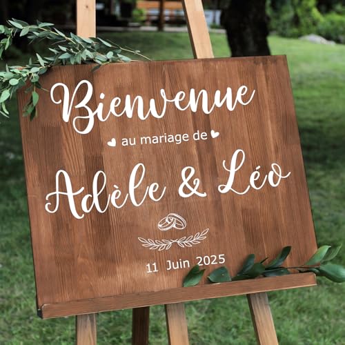 BOOMTOP Französisch Personalisierte Aufkleber Hochzeit für Hochzeitstafeln Sticker Willkommenstafel Hochzeitsdekoration Weiß BOOMTOP Französisch Personalisierte Aufkleber Hochzeit für Hochzeitstafeln Sticker Willkommenstafel Hochzeitsdekoration Weiß von BOOMTOP