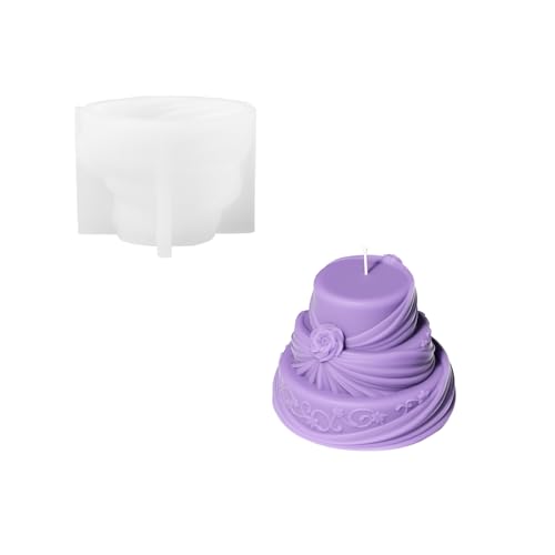 BOOWAN NICOLE Blume & Schleife Torte Kerzen Silikonformen Gießformen,3D Rose Kerzenformen zum Gießen Mehrschichtige Torten Schokoladen Gießform DIY fur Kerzenherstellung Handwerk Ornamente (LZ0814) BOOWAN NICOLE Blume & Schleife Torte Kerzen Silikonformen Gießformen,3D Rose Kerzenformen zum Gießen Mehrschichtige Torten Schokoladen Gießform DIY fur Kerzenherstellung Handwerk Ornamente (LZ0814) von BOOWAN NICOLE
