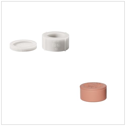 BOOWAN NICOLE Sonnen-Totem Kerzengefäße/Kerzen Jar Beton Silikonformen, Jesmonite Kerzenständer Gips Gießformen für Kerzenherstellung Handwerk (SH1201) von BOOWAN NICOLE
