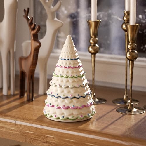 BOOWAN NICOLE Stapeln Weihnachten Weihnachtsbaum Kerzen Jar mit Deckel Beton Silikonformen,Christmas Tree Jesmonite Kerzenständer Gips Gießformen für Weihnachts Deko (SH1128) von BOOWAN NICOLE