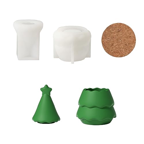 Boowan Nicole Weihnachten mit Sternenhimmel Baum Kerzenhalter Kerzenglas Gießformen mit Deckel Beton Gießform Silikonformen für Kerzenherstellung Boowan Nicole Weihnachten mit Sternenhimmel Baum Kerzenhalter Kerzenglas Gießformen mit Deckel Beton Gießform Silikonformen für Kerzenherstellung von BOOWAN NICOLE