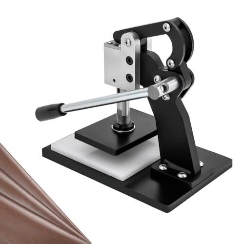 BOOZXCV Manuelle Lederschneidepresse mit PVC-Pad zum Prägen von Ledergewebe, Silikonkautschukpapier BOOZXCV Manuelle Lederschneidepresse mit PVC-Pad zum Prägen von Ledergewebe, Silikonkautschukpapier von BOOZXCV