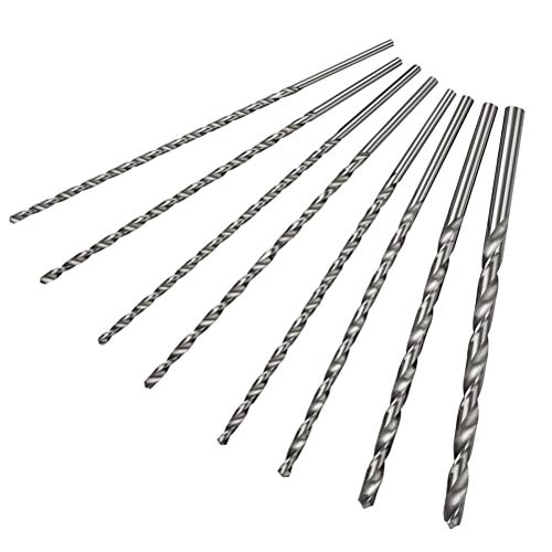 8Stk Spiralbohrer Set Holz Bohrersatz für Bohrmaschine Ø 2-7mm x 20cm, HSS Direkt Schaft Bohrer Bit 20cm Zylinderschaft Holzbohrer Holzspiralbohrer Set zum Bohren von Holz Kunststoff 8Stk Spiralbohrer Set Holz Bohrersatz für Bohrmaschine Ø 2-7mm x 20cm, HSS Direkt Schaft Bohrer Bit 20cm Zylinderschaft Holzbohrer Holzspiralbohrer Set zum Bohren von Holz Kunststoff von BOPHIS