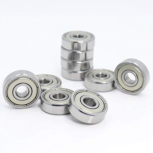 10 Stück 626ZZ Rillenkugellager ABEC-5 6 x 19 x 6 mm Miniaturkugellager 626 ZZ 626Z von BOQEJNHR