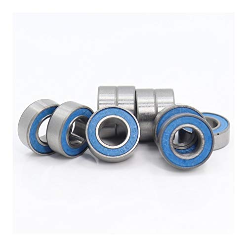 10 Stück 687RS 687 RS 2RS Farblager 7 x 14 x 5 mm ABEC-3 for Hobby Electric RC Car Truck Kugellager 687-2RS blau versiegelt von BOQEJNHR