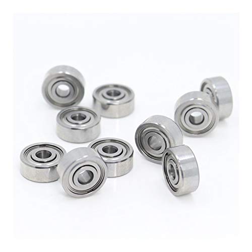 623ZZ Rillenkugellager ABEC-5 10PCS 3x10x4 mm 623-2Z Chromstahl Miniaturkugellager 623 ZZ von BOQEJNHR