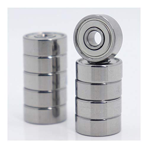 624ZZ ABEC-5 10 Stück 4 x 13 x 5 mm Maschinen-Miniatur-Rillenkugellager for Drahtschneiden 624-2Z Lager 624 ZZ von BOQEJNHR