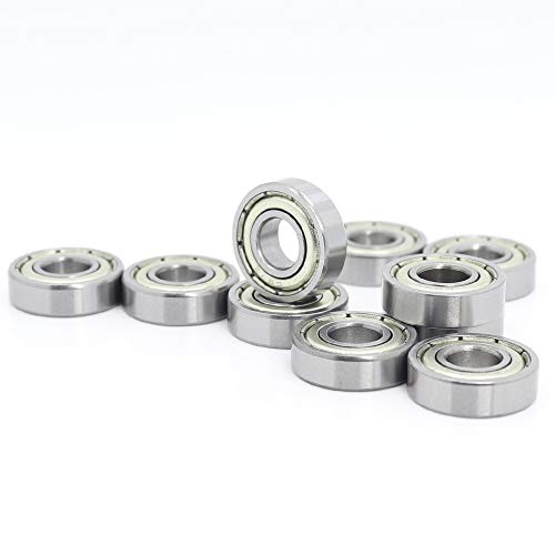 697ZZ 697Z Rillenkugellager ABEC-1 10PCS 7x17x5mm Miniaturkugellager 619/7 ZZ Z2V1 von BOQEJNHR