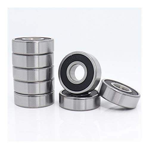 8 Stück 6201-2RS Lager ABEC-3 Rillenkugellager 62012RS Chromstahl-Kugellager Größe 12 x 32 x 10 mm von BOQEJNHR