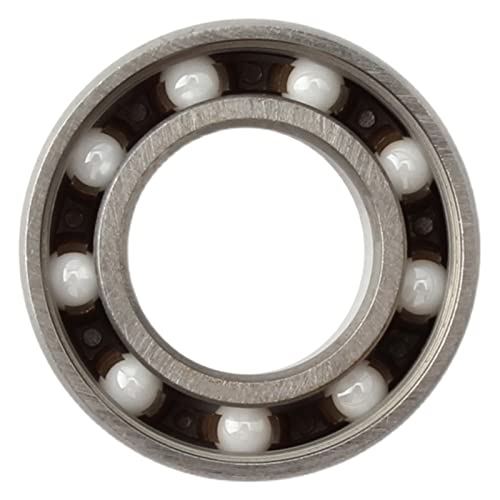 BOQEJNHR 10PCS 608 688 Fahrrad Hybrid Keramik Kugellager 6801 6802 6803 6804 6805 6806 6800 2RS Si3N4 Kugellager(6806 Nitride Silicon Black Ball) von BOQEJNHR