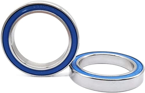 BOQEJNHR 2PCS S6806-2RS Fahrradlager 30x42x7mm Fahrradwelle Hochgeschwindigkeits-Hybrid-Keramik-Kugellager BOQEJNHR 2PCS S6806-2RS Fahrradlager 30x42x7mm Fahrradwelle Hochgeschwindigkeits-Hybrid-Keramik-Kugellager von BOQEJNHR
