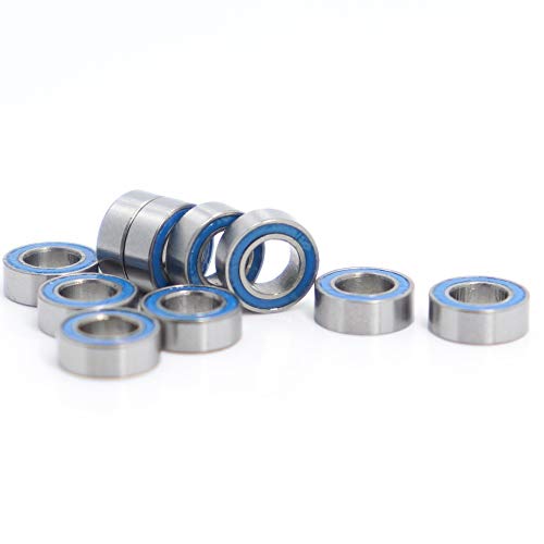 MR74RS L-740D Farblager ABEC-3 Miniatur MR74-2RS Rillenkugellager RS ​​MR74 2RS mit blauer Dichtung 4 * 7 * 2,5 mm von BOQEJNHR