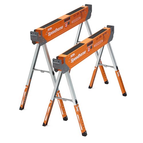 Bora Portamate Speedhorse XT Arbeitsböcke 76,2–91,4 cm Höhenverstellbarer Sägebock x 2 Bora Portamate Speedhorse XT Arbeitsböcke 76,2–91,4 cm Höhenverstellbarer Sägebock x 2 von BORA