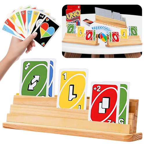 2 Stück Kartenhalter Kinder, Spielkartenhalter für Spielkarten, Kartenhalter Spielkarten, Spielkartenständer Holz, Kartenständer Kinder, Hände Poker Halter für Kinder, Senioren, Erwachsen, Behinderte 2 Stück Kartenhalter Kinder, Spielkartenhalter für Spielkarten, Kartenhalter Spielkarten, Spielkartenständer Holz, Kartenständer Kinder, Hände Poker Halter für Kinder, Senioren, Erwachsen, Behinderte von BORDEAG