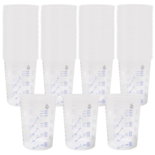 BORDEAG 50 Stück Epoxidharz Mischbecher, 600ml Messbecher Epoxidharz, Lackmischbecher, Mischbecher Farbmischbecher Für Flüssigkeiten, Mischen Von Harz, Farbe, Pigment BORDEAG 50 Stück Epoxidharz Mischbecher, 600ml Messbecher Epoxidharz, Lackmischbecher, Mischbecher Farbmischbecher Für Flüssigkeiten, Mischen Von Harz, Farbe, Pigment von BORDEAG