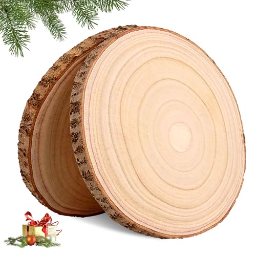 Holzscheiben,2 Stücke 30-35cm Holz Log Scheiben,Baumscheiben,Ungebohrte Holzkreise,Ungebohrte Baumscheibe,Holzplatte Rund,2 CM Dicke Für DIY Basteln,Untersetzer Holz,Hochzeit,Dekoration Holzscheiben,2 Stücke 30-35cm Holz Log Scheiben,Baumscheiben,Ungebohrte Holzkreise,Ungebohrte Baumscheibe,Holzplatte Rund,2 CM Dicke Für DIY Basteln,Untersetzer Holz,Hochzeit,Dekoration von BORDEAG