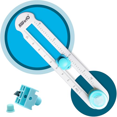 Kreisschneider Papier,2-20 Cm Kreisförmiger Papierschneider,Circle Paper Trimmer,Circular Kreisförmiger Papierschneider Für Druckpapier,Laminiertes Papier,Kraftpapier,Durchmesser Verstellbare von BORDEAG