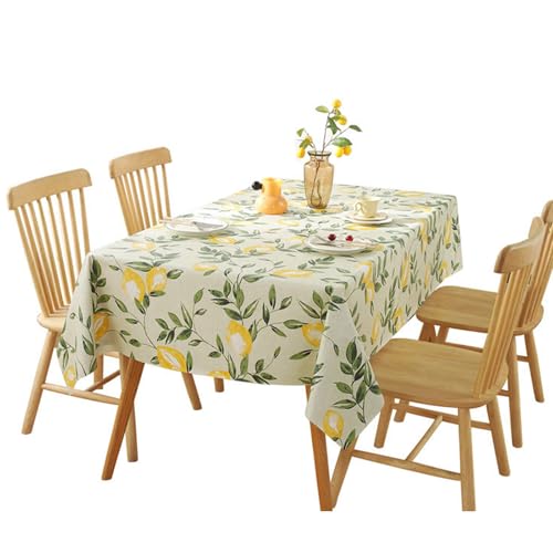Tischdecke Rechteck Zitronen Gelb, Tischdecke Rechteckige Zitrone Tischtuch Wasserabweisend, Abwaschbare Für Abendessen, Küche, Hochzeit, Drinnen 140 * 220cm Tischdecke Rechteck Zitronen Gelb, Tischdecke Rechteckige Zitrone Tischtuch Wasserabweisend, Abwaschbare Für Abendessen, Küche, Hochzeit, Drinnen 140 * 220cm von BORDEAG