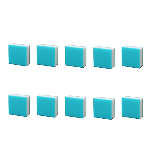 1,2 X 1,2 Zoll Blau-weiße Gummi-Schnitzblöcke Für Stempel, Weichgummi, Basteln, 3 Schichten (10 Stück) von BORDSTRACT