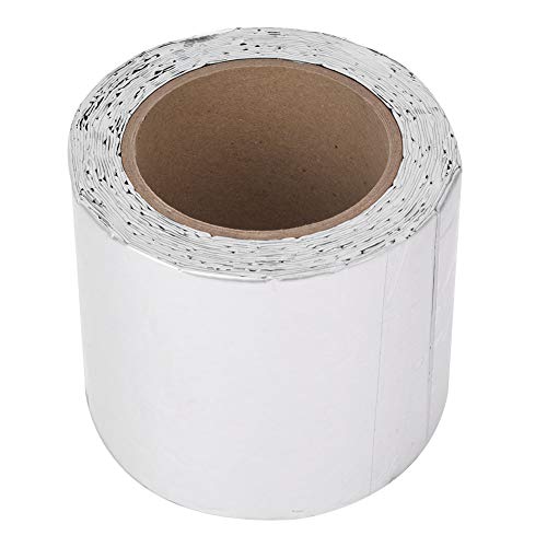 10x500cm Aluminium folie starkes Klebeband für Dachwand risse Leck reparal ung (Helle Aluminiumfolie) von BORDSTRACT