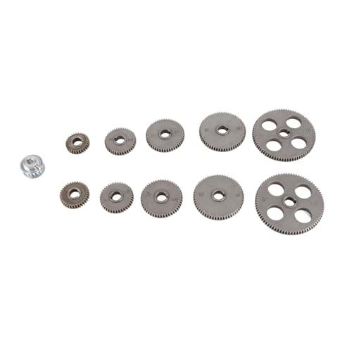 11-teiliges Drehmaschinenzahnrad mit 17 Zähnen, Motorriemenrad, Set-Kit zum Schneiden, Zahnrad T80 T60 T50 T40 T35 T30, Set-Kit zum Schneiden von BORDSTRACT