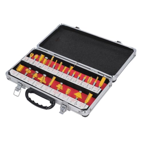 24 Stücke Router Bit Set 8mm Schaftholz -Mahlen -Mahlen Cutter Kit Holzschnüre Rillenschaltzewerkzeuge von BORDSTRACT