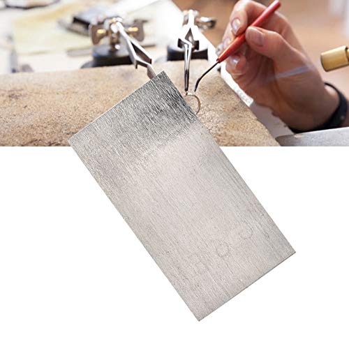BORDSTRACT Silberlötblech, 70% Weiches Silber, Schmuck Schweißbleche, 3,5 x 1,9 cm/1,4 x 0,7 Zoll Silberblech, zum Löten von Schmuck und anderen Handwerken BORDSTRACT Silberlötblech, 70% Weiches Silber, Schmuck Schweißbleche, 3,5 x 1,9 cm/1,4 x 0,7 Zoll Silberblech, zum Löten von Schmuck und anderen Handwerken von BORDSTRACT