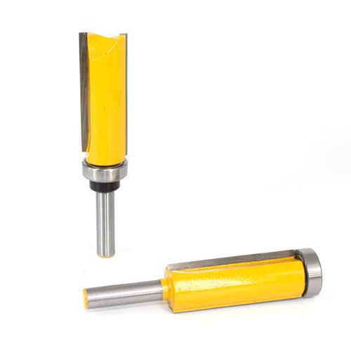 Flush Trimer-Fräser-Bit, 2-teiliges Set, gerades Muster, bündiger Trimer-Fräser-Bit-Satz, 8-mm-Schaft, ideal für DIY-Holzbearbeitungsprojekte Flush Trimer-Fräser-Bit, 2-teiliges Set, gerades Muster, bündiger Trimer-Fräser-Bit-Satz, 8-mm-Schaft, ideal für DIY-Holzbearbeitungsprojekte von BORDSTRACT