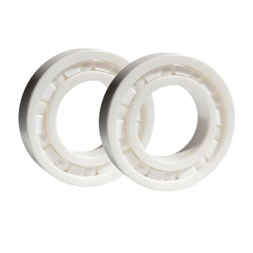 Full Ceramic Bearing, 2pcs MR115CE 5x11x4mm Zirconia Ceramic Construction, High Temperature Resistance, Corrosion Proof Ideal for Fishing, Industrial Electronic Equipment, Marine, Power and More von BORDSTRACT