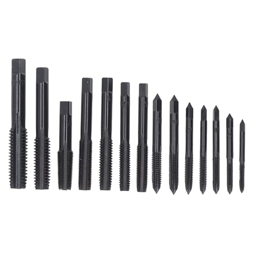 Gewinde -Tipp Set Set Nitridiertes schwarzes Lagerstahl Gerade Flötengewinde -Gewinde -Bohrer TAPS -Elektrowerkzeuge 14pcs Gewinde -Tipp Set Set Nitridiertes schwarzes Lagerstahl Gerade Flötengewinde -Gewinde -Bohrer TAPS -Elektrowerkzeuge 14pcs von BORDSTRACT
