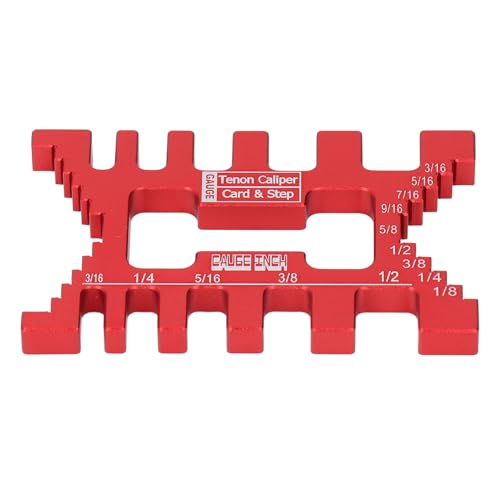Holzbearbeitungs -Aluminiumlegierung Schwalbenschwanz -Jig -Bremssattel mit Höhe für genaue Gelenke Sägen -Tischmaschine Messwerkzeug (Verrotten) von BORDSTRACT