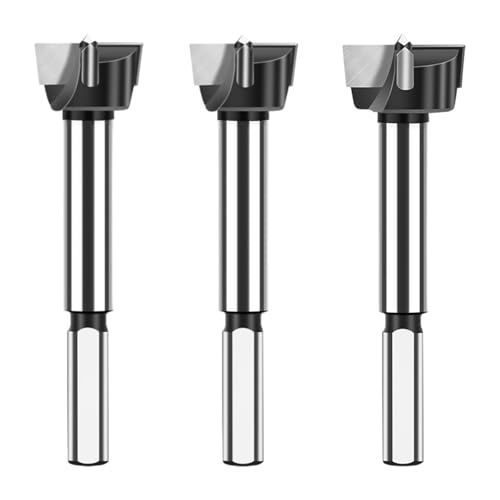 Industriewerkzeuge, dreischneidiges Bohrer-Set, 19 mm/20 mm/21 mm, 3 Stück, Wolframkarbid, dreieckige Spitze, Schaft aus Holz, Forstner-Bit, Öffner Industriewerkzeuge, dreischneidiges Bohrer-Set, 19 mm/20 mm/21 mm, 3 Stück, Wolframkarbid, dreieckige Spitze, Schaft aus Holz, Forstner-Bit, Öffner von BORDSTRACT