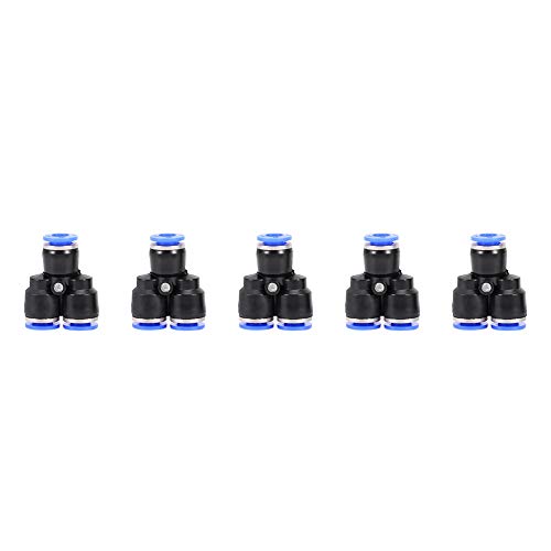 Y-Pneumatikanschlüsse, 5 Stück PY-6 6 Mm Schnellluftleitungskupplungen Und Pneumatische Push-to-Connect-Anschlüsse Für Rohre Y-Pneumatikanschlüsse, 5 Stück PY-6 6 Mm Schnellluftleitungskupplungen Und Pneumatische Push-to-Connect-Anschlüsse Für Rohre von BORDSTRACT