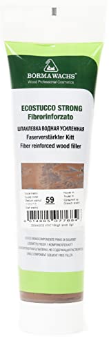 BORMA Faserverstärkter Holzkitt Spachtelmasse Extra Strong 200g - Nussbaum mittel - 59 von BORMA