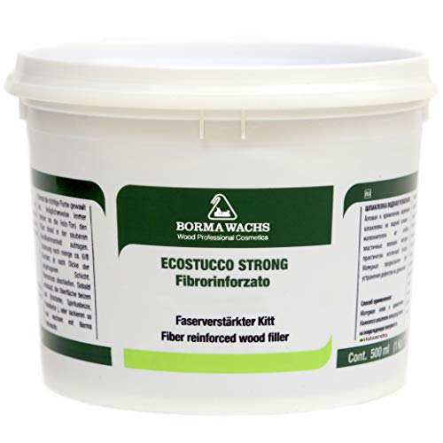 BORMA Faserverstärkter Holzkitt Spachtelmasse Extra Strong 1kg - Kirschbaum - 16 von BORMA WACHS