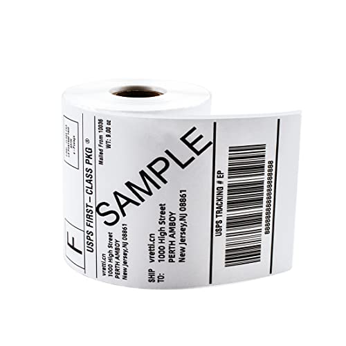 1 Rollen Thermoetikett - 4 "x 6" Versandetikett - Selbstklebendes Etikett - Thermopapier Versandetiketten für Labeldrucker 1 Rollen Thermoetikett - 4 "x 6" Versandetikett - Selbstklebendes Etikett - Thermopapier Versandetiketten für Labeldrucker von BORN4SHIP