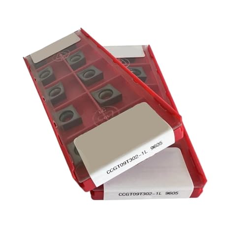 Indexierbare Drehklinge aus Metall 10 Stück CCGT09T301-1L 9605/CCGT09T302-1L 9605/CCGT09T304-1L 9605 Fräswerkzeug aus harter Legierung Werkzeug zum Drehen außen (CCGT09T302-1L 9605) von BORRGTU