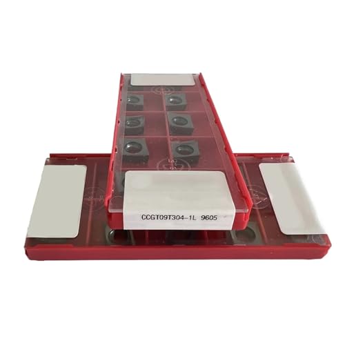 Indexierbare Drehklinge aus Metall 10 Stück CCGT09T301-1L 9605/CCGT09T302-1L 9605/CCGT09T304-1L 9605 Fräswerkzeug aus harter Legierung Werkzeug zum Drehen außen (CCGT09T304-1L 9605) von BORRGTU