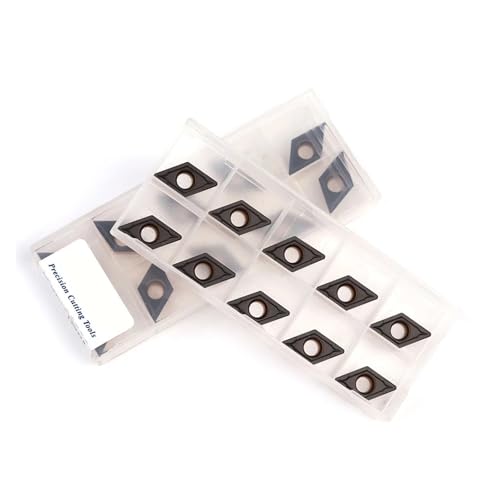 Indexierbare Drehklinge aus Metall 10 Stück DCMT11T304 LF9218 DCMT11T308 LF9218 Verwendung der Hartlegierungsklinge für interne Drehwerkzeuge Drehwerkzeuge (DCMT11T308 LF9218) von BORRGTU