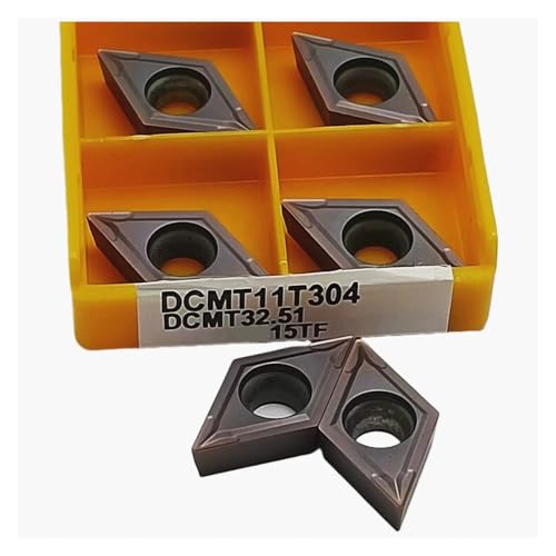 Indexierbare Drehklinge aus Metall 10 Stück DCMT11T308 DCMT11T304 15TF 6020 Werkzeug für Außendrehwerkzeug aus Hartlegierung Drehmaschinen Werkzeuge zum Drehen Verwendung für Edelstahl (DCMT11T304 Indexierbare Drehklinge aus Metall 10 Stück DCMT11T308 DCMT11T304 15TF 6020 Werkzeug für Außendrehwerkzeug aus Hartlegierung Drehmaschinen Werkzeuge zum Drehen Verwendung für Edelstahl (DCMT11T304 von BORRGTU