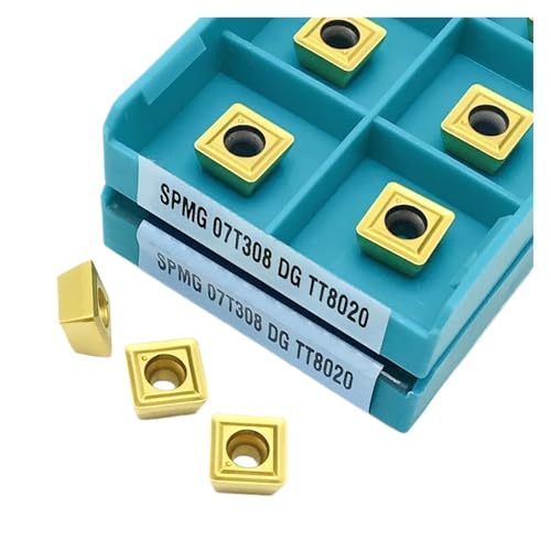 Indexierbare Drehklinge aus Metall 10 Stück SPMG07T308 TT9030 SPMG07T308 TT8020 SPMG090408 TT9030 SPMG090408 TT8020 Klinge für indizierbare Werkzeuge für Bohrer aus harter Legierung (SPMG07T308 TT8020 Indexierbare Drehklinge aus Metall 10 Stück SPMG07T308 TT9030 SPMG07T308 TT8020 SPMG090408 TT9030 SPMG090408 TT8020 Klinge für indizierbare Werkzeuge für Bohrer aus harter Legierung (SPMG07T308 TT8020 von BORRGTU