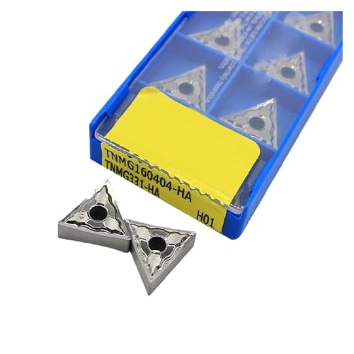 Indexierbare Drehklinge aus Metall 10 Stück TNMG160404-HA H01 Externe Drehwerkzeuge Hartlegierung Schneidklinge Aluminium Schneidwerkzeuge Indexierbare Drehklinge aus Metall 10 Stück TNMG160404-HA H01 Externe Drehwerkzeuge Hartlegierung Schneidklinge Aluminium Schneidwerkzeuge von BORRGTU