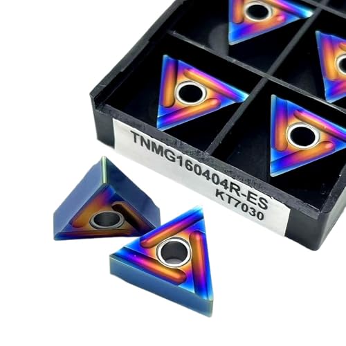 Indexierbare Drehklinge aus Metall 10 Stück TNMG160404R-S TNMG160408R-S TNMG160404L-S TNMG160408L-S KT7030 Außendrehwerkzeug aus harter Legierung Werkzeug für Drehmaschine Werkzeug zum Drehen Indexierbare Drehklinge aus Metall 10 Stück TNMG160404R-S TNMG160408R-S TNMG160404L-S TNMG160408L-S KT7030 Außendrehwerkzeug aus harter Legierung Werkzeug für Drehmaschine Werkzeug zum Drehen von BORRGTU